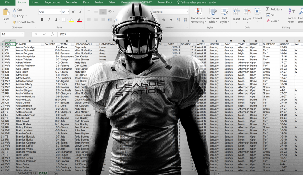 NFL Data Sample